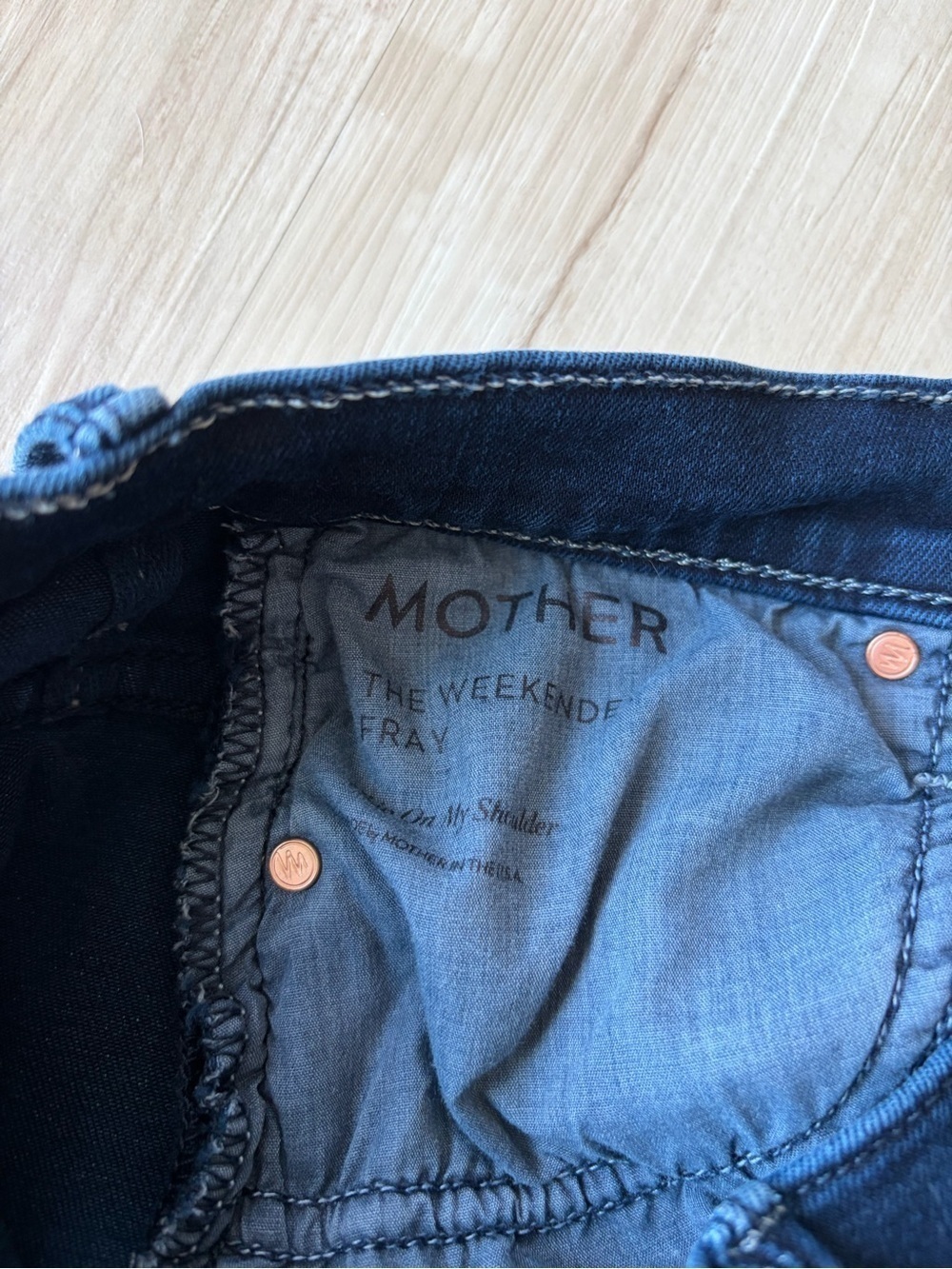 Mother Weekender Mid Rise Fray Jeans - Picture 9 of 11